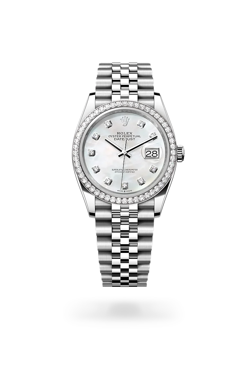 Rolex Datejust in White Rolesor - combination of Oystersteel and white gold - Chung Fatt Kee