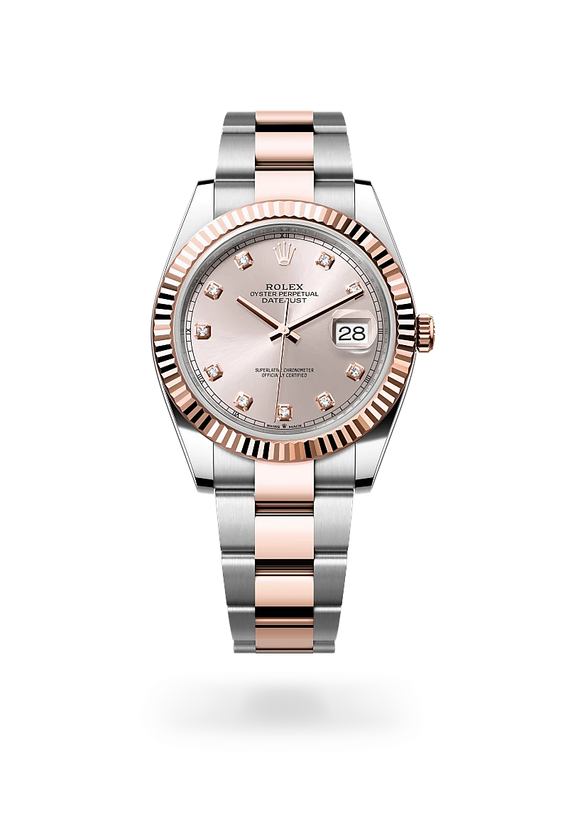 Rolex Datejust in Everose Rolesor - combination of Oystersteel and Everose gold - Chung Fatt Kee