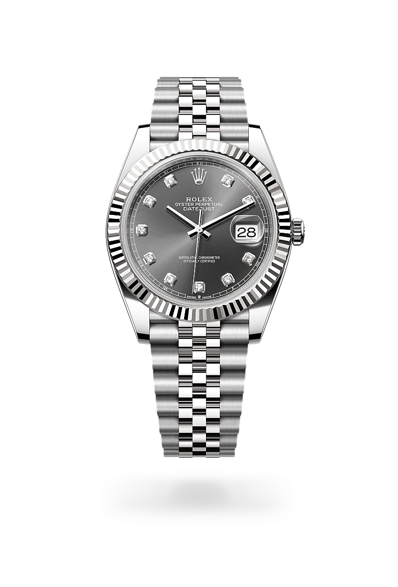 Rolex Datejust in White Rolesor - combination of Oystersteel and white gold - Chung Fatt Kee