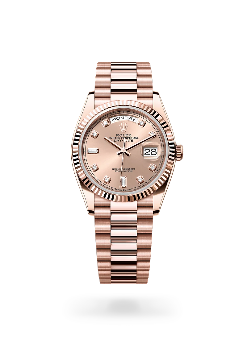 Rolex Day-Date in 18 ct Everose gold - Chung Fatt Kee