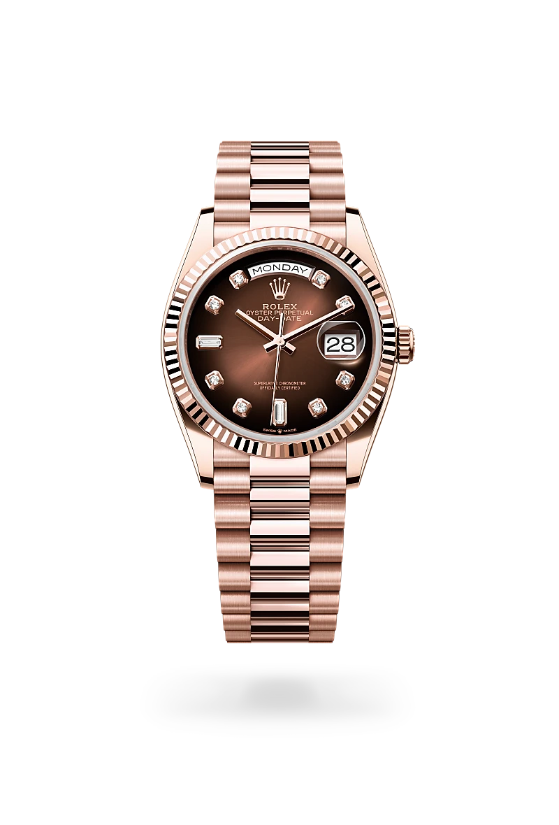 Rolex Day-Date in 18 ct Everose gold - Chung Fatt Kee