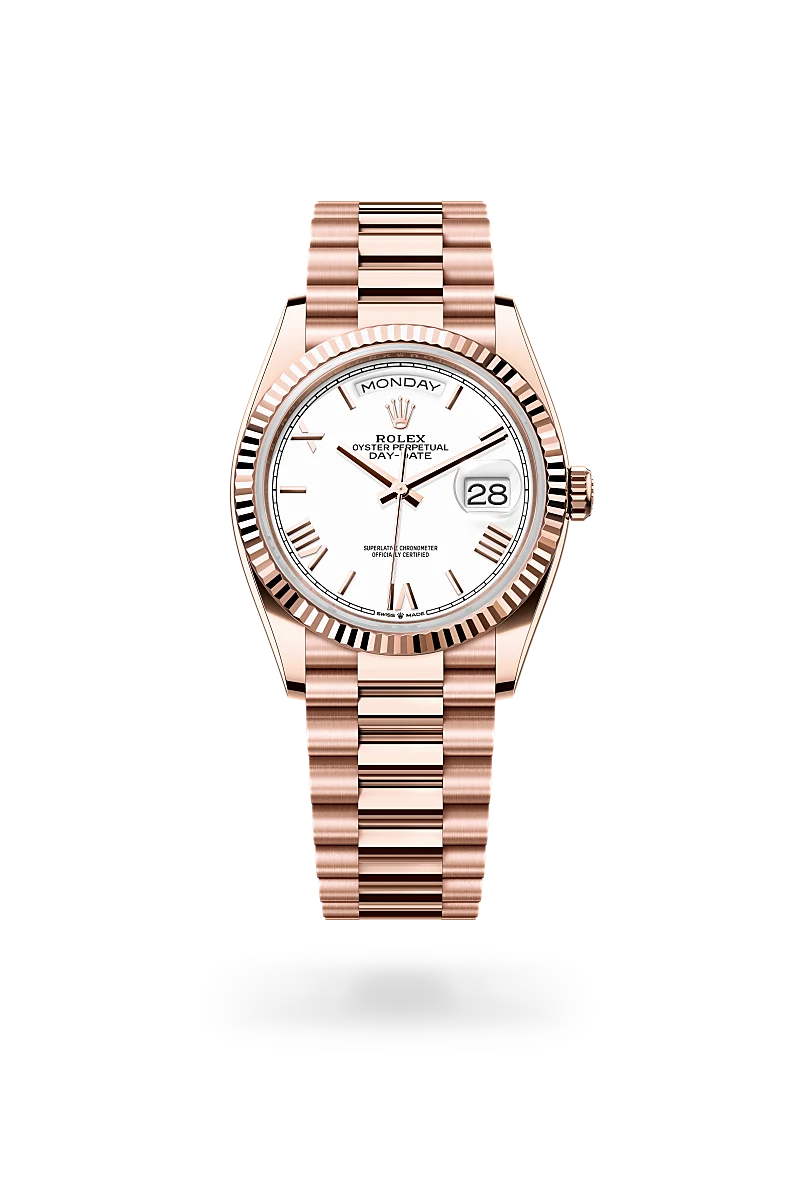 Rolex Day-Date in 18 ct Everose gold - Chung Fatt Kee