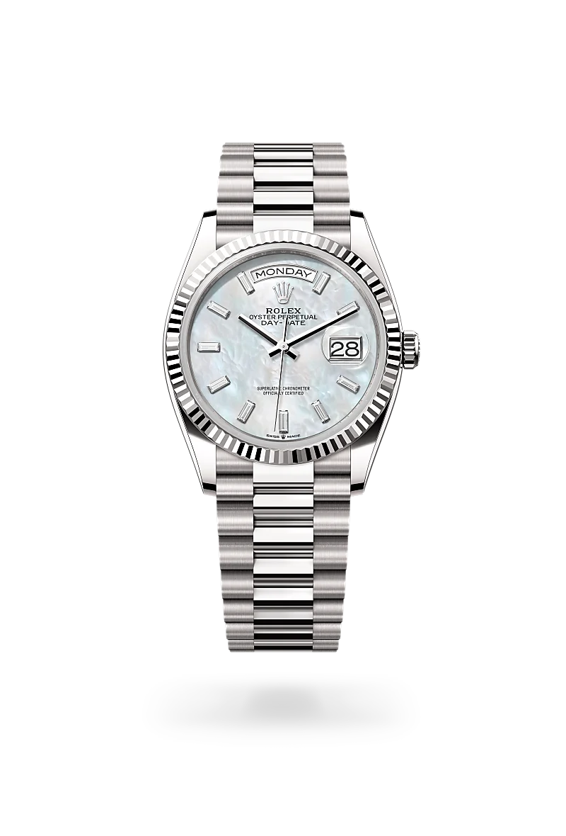 Rolex Day-Date in 18 ct white gold - Chung Fatt Kee