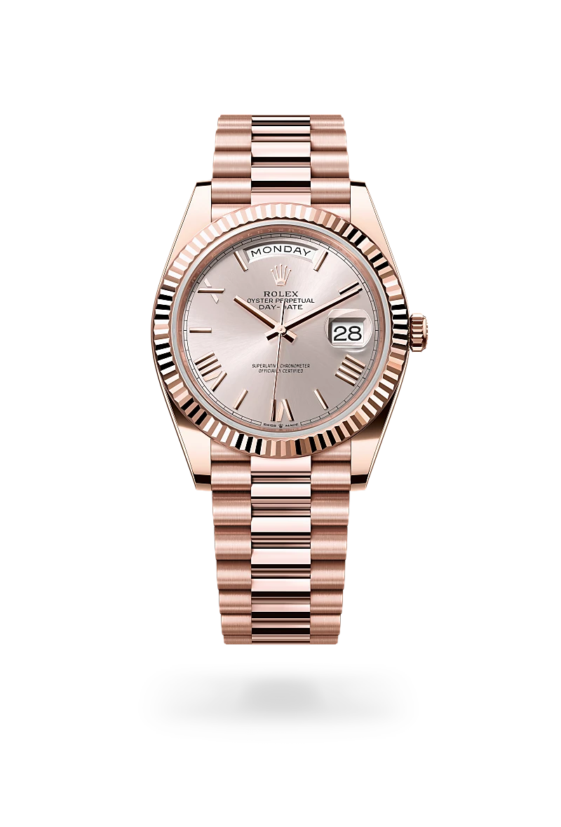 Rolex Day-Date in 18 ct Everose gold - Chung Fatt Kee