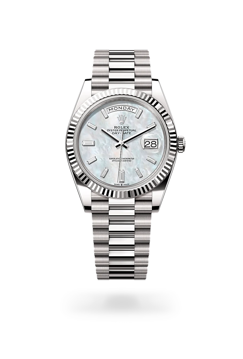 Rolex Day-Date in 18 ct white gold - Chung Fatt Kee