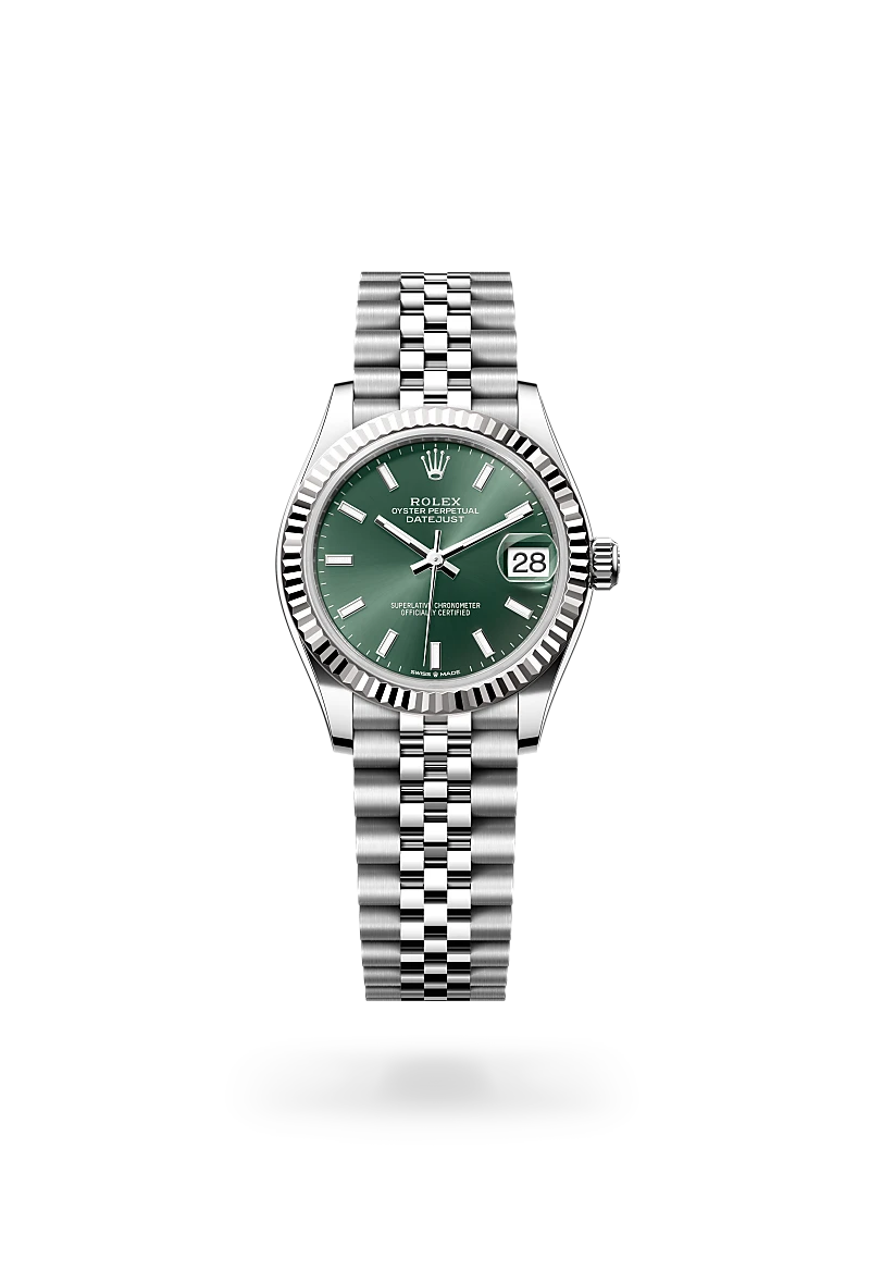 Rolex Datejust dalam Rolesor Putih - kombinasi Oystersteel dan emas putih, M278274-0018 - Chung Fatt Kee