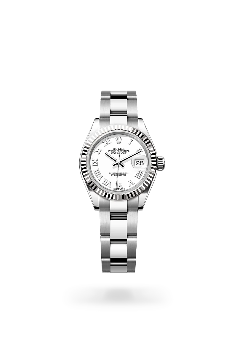 Rolex Lady-Datejust in White Rolesor - combination of Oystersteel and white gold - Chung Fatt Kee