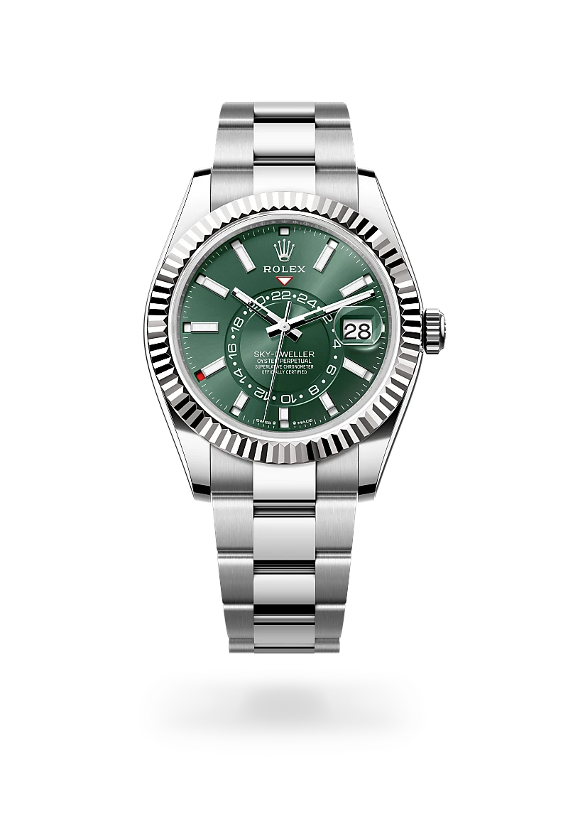 Rolex Sky-Dweller in White Rolesor - combination of Oystersteel and white gold - Chung Fatt Kee