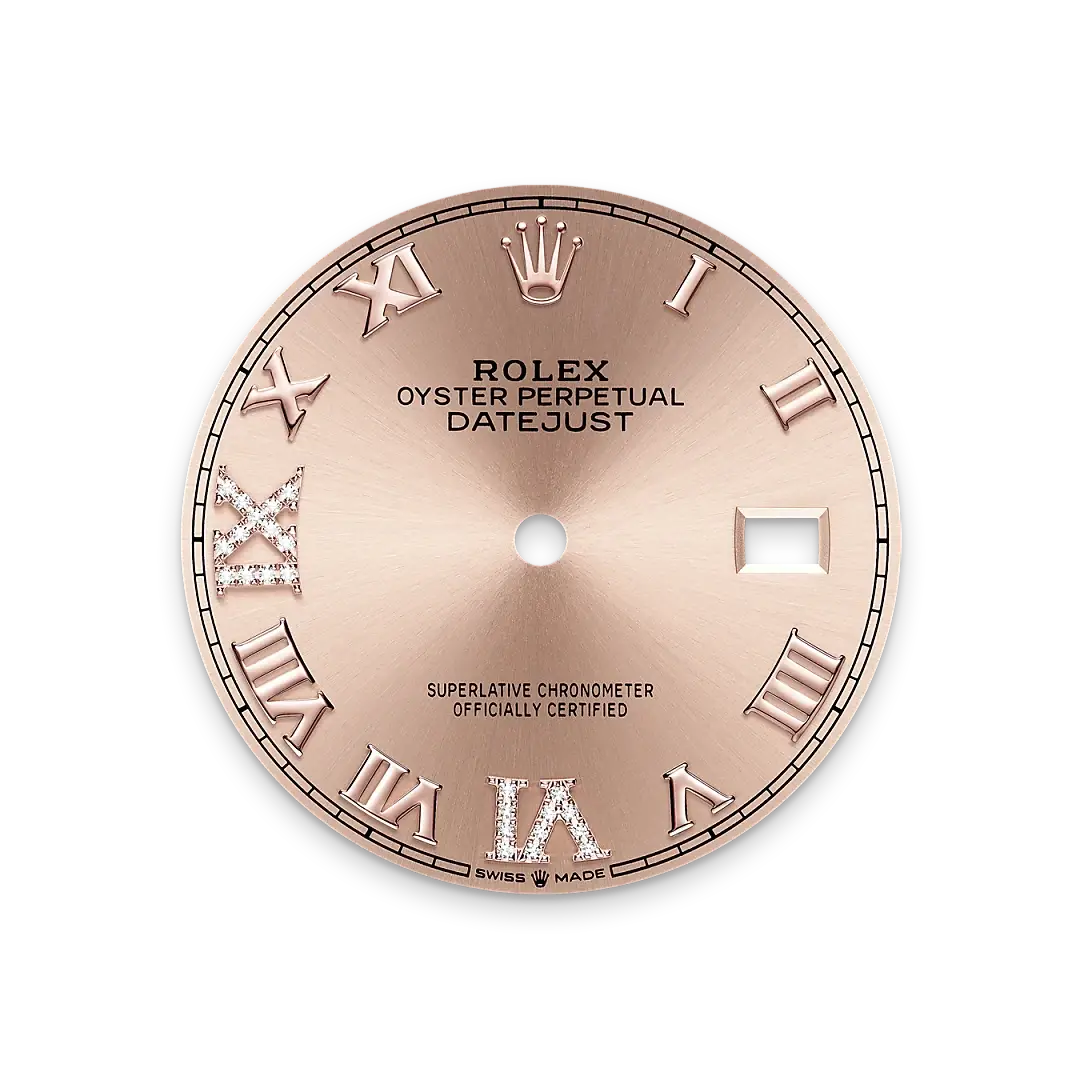 Rolex Datejust dalam Rolesor Everose - kombinasi Oystersteel dan emas Everose, M126281RBR-0016 - Chung Fatt Kee