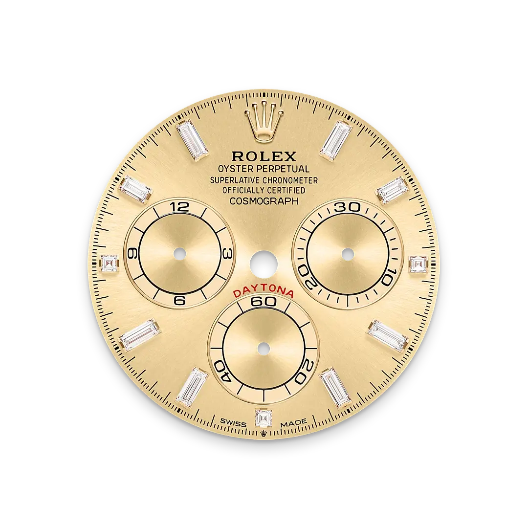 Rolex Cosmograph Daytona in 18 ct yellow gold with lugs set with diamonds, M126598TBR-0001 - Chung Fatt Kee