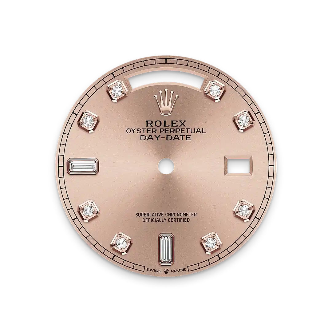 Rolex Day-Date dalam Emas Everose 18 karat, M128235-0009 - Chung Fatt Kee