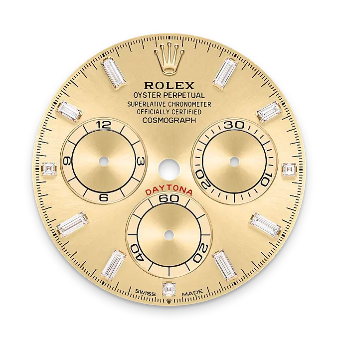 Rolex Cosmograph Daytona in 18 ct yellow gold with lugs set with diamonds, M126598TBR-0001 - Chung Fatt Kee