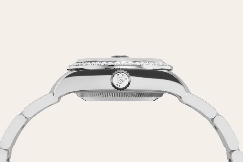 Rolex Lady-Datejust in White Rolesor - combination of Oystersteel and white gold, M279384RBR-0004 - Chung Fatt Kee