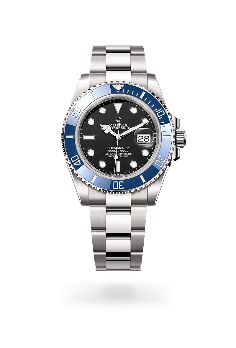 Rolex Submariner in 18 ct white gold, M126619LB-0003 - Chung Fatt Kee