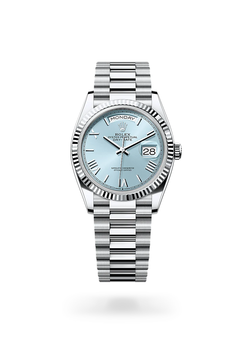 Rolex Day-Date in Platinum, M128236-0018 - Chung Fatt Kee