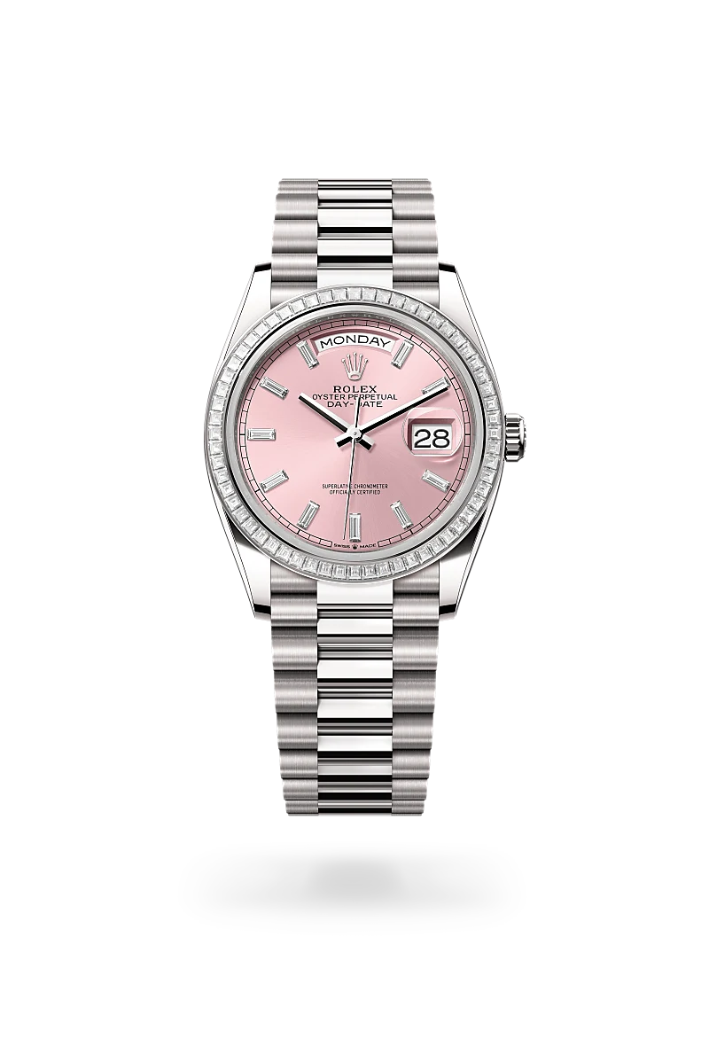 Rolex Day-Date in 18 ct white gold, M128399TBR-0029 - Chung Fatt Kee