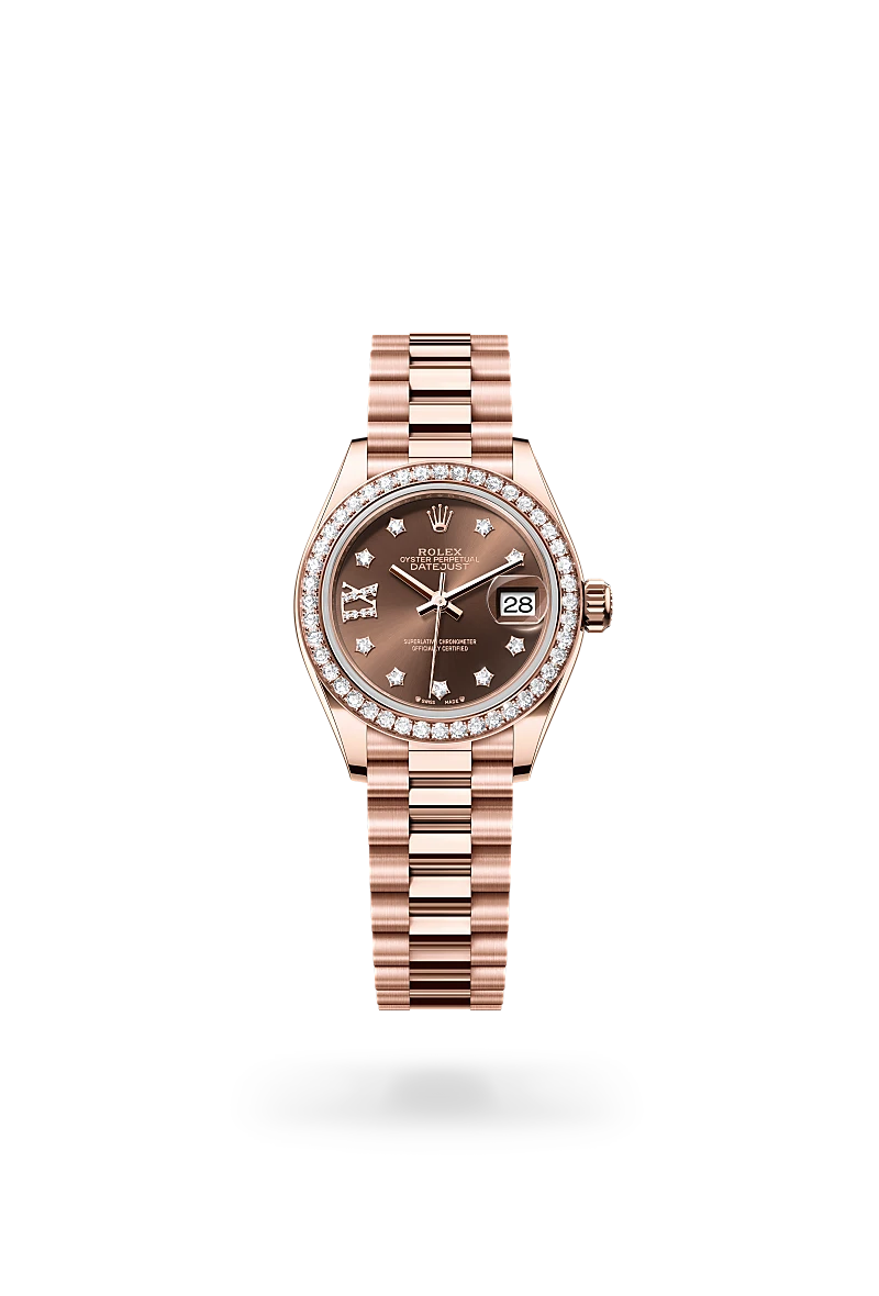 Rolex Lady-Datejust in 18 ct Everose gold, M279135RBR-0001 - Chung Fatt Kee