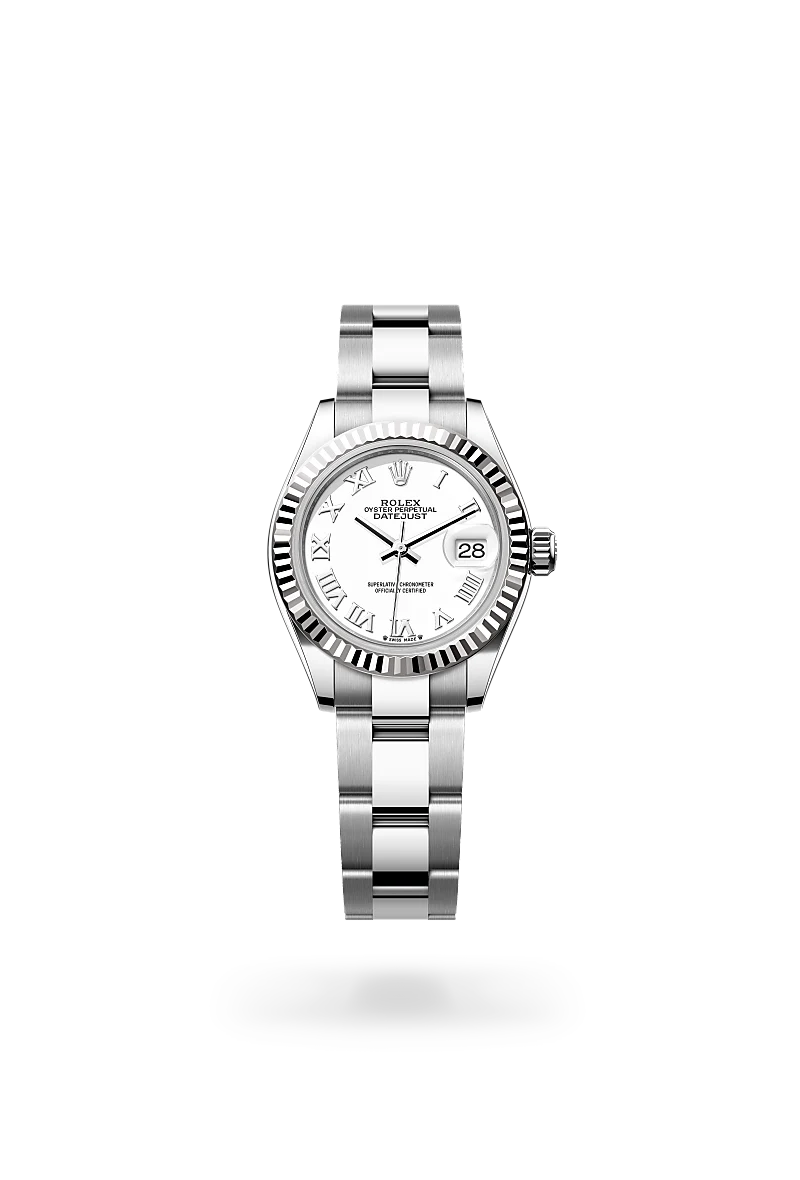 Rolex Lady-Datejust in White Rolesor - combination of Oystersteel and white gold, M279174-0020 - Chung Fatt Kee