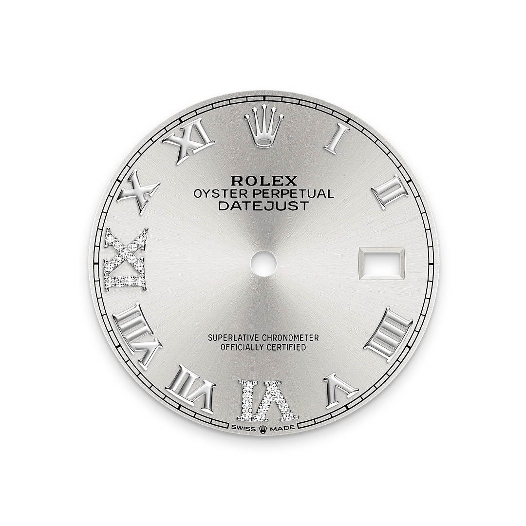 Rolex Datejust in White Rolesor - combination of Oystersteel and white gold, M126284RBR-0021 - Chung Fatt Kee