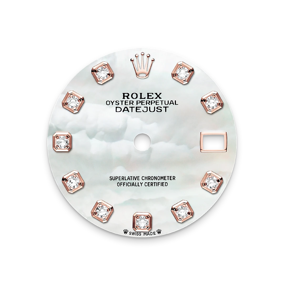 Rolex Lady-Datejust dalam Rolesor Everose - kombinasi Oystersteel dan emas Everose, M279381RBR-0013 - Chung Fatt Kee