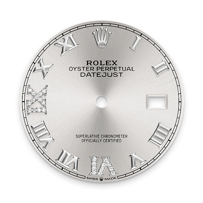 Rolex Datejust in White Rolesor - combination of Oystersteel and white gold, M126284RBR-0021 - Chung Fatt Kee