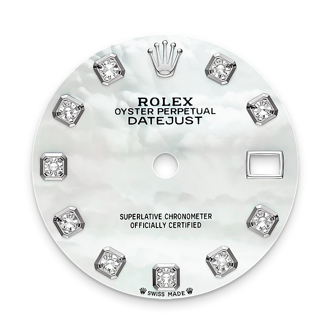 Rolex Lady-Datejust in White Rolesor - combination of Oystersteel and white gold, M279384RBR-0011 - Chung Fatt Kee
