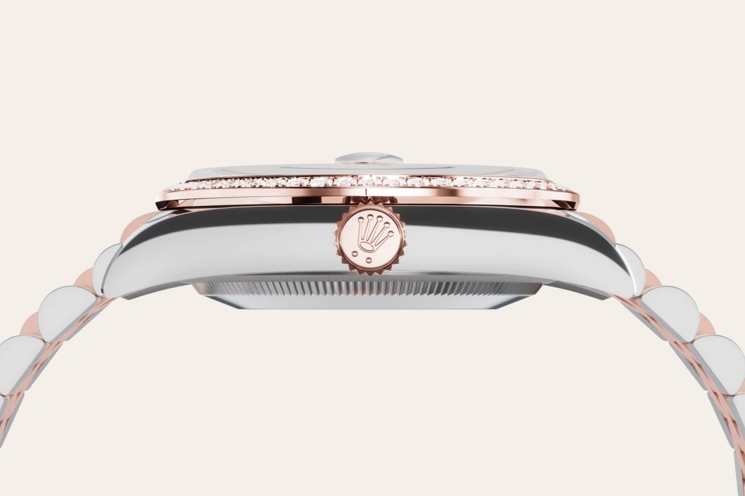 Rolex Datejust dalam Rolesor Everose - kombinasi Oystersteel dan emas Everose, M126281RBR-0001 - Chung Fatt Kee