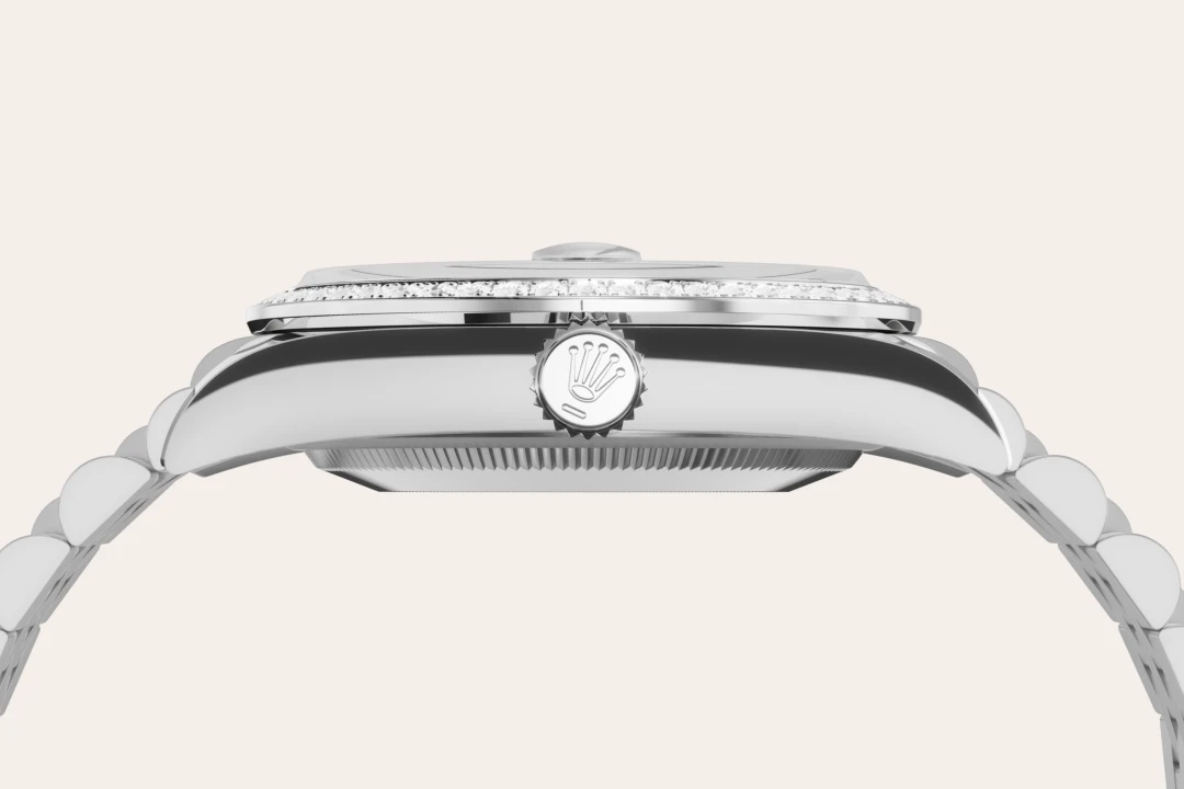 Rolex Datejust in White Rolesor - combination of Oystersteel and white gold, M126284RBR-0021 - Chung Fatt Kee