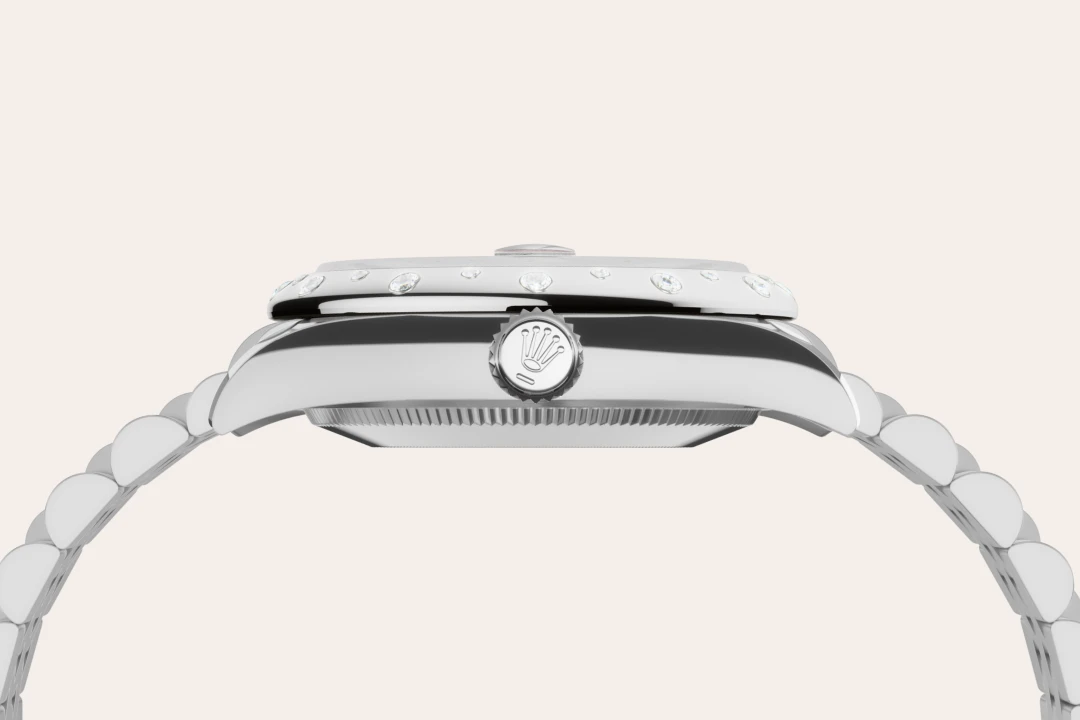 Rolex Datejust in White Rolesor - combination of Oystersteel and white gold, M278344RBR-0008 - Chung Fatt Kee