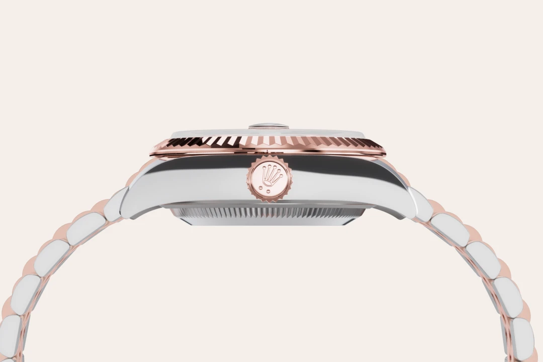 Rolex Lady-Datejust in Everose Rolesor - combination of Oystersteel and Everose gold, M279171-0017 - Chung Fatt Kee
