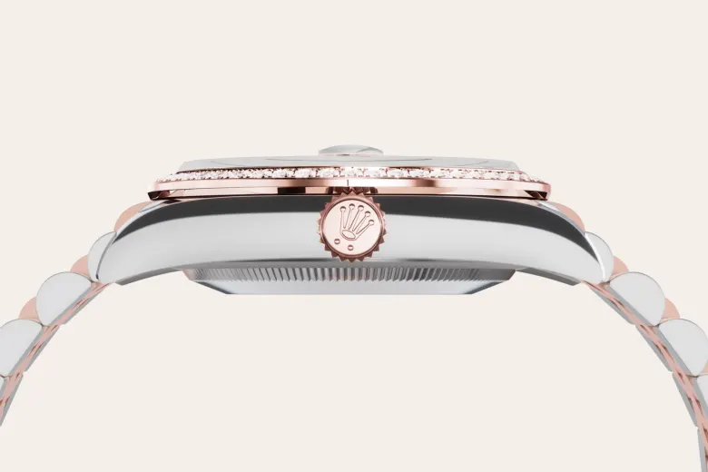 Rolex Datejust dalam Rolesor Everose - kombinasi Oystersteel dan emas Everose, M126281RBR-0001 - Chung Fatt Kee