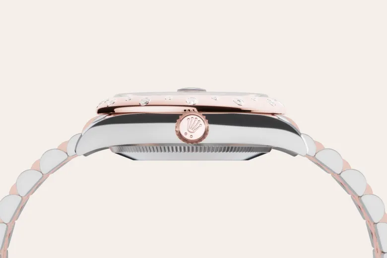 Rolex Datejust dalam Rolesor Everose - kombinasi Oystersteel dan emas Everose, M278341RBR-0030 - Chung Fatt Kee