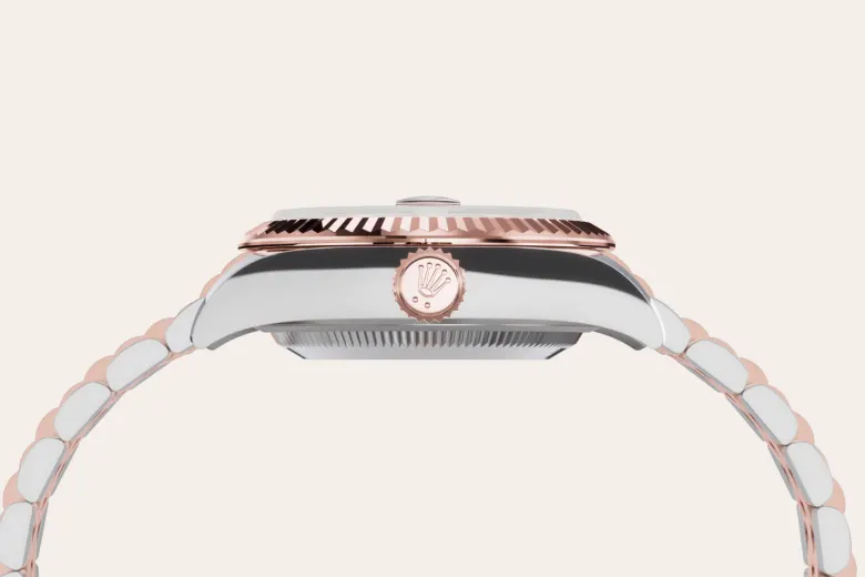 Rolex Lady-Datejust in Everose Rolesor - combination of Oystersteel and Everose gold, M279171-0007 - Chung Fatt Kee
