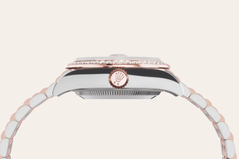 Rolex Lady-Datejust dalam Rolesor Everose - kombinasi Oystersteel dan emas Everose, M279381RBR-0013 - Chung Fatt Kee
