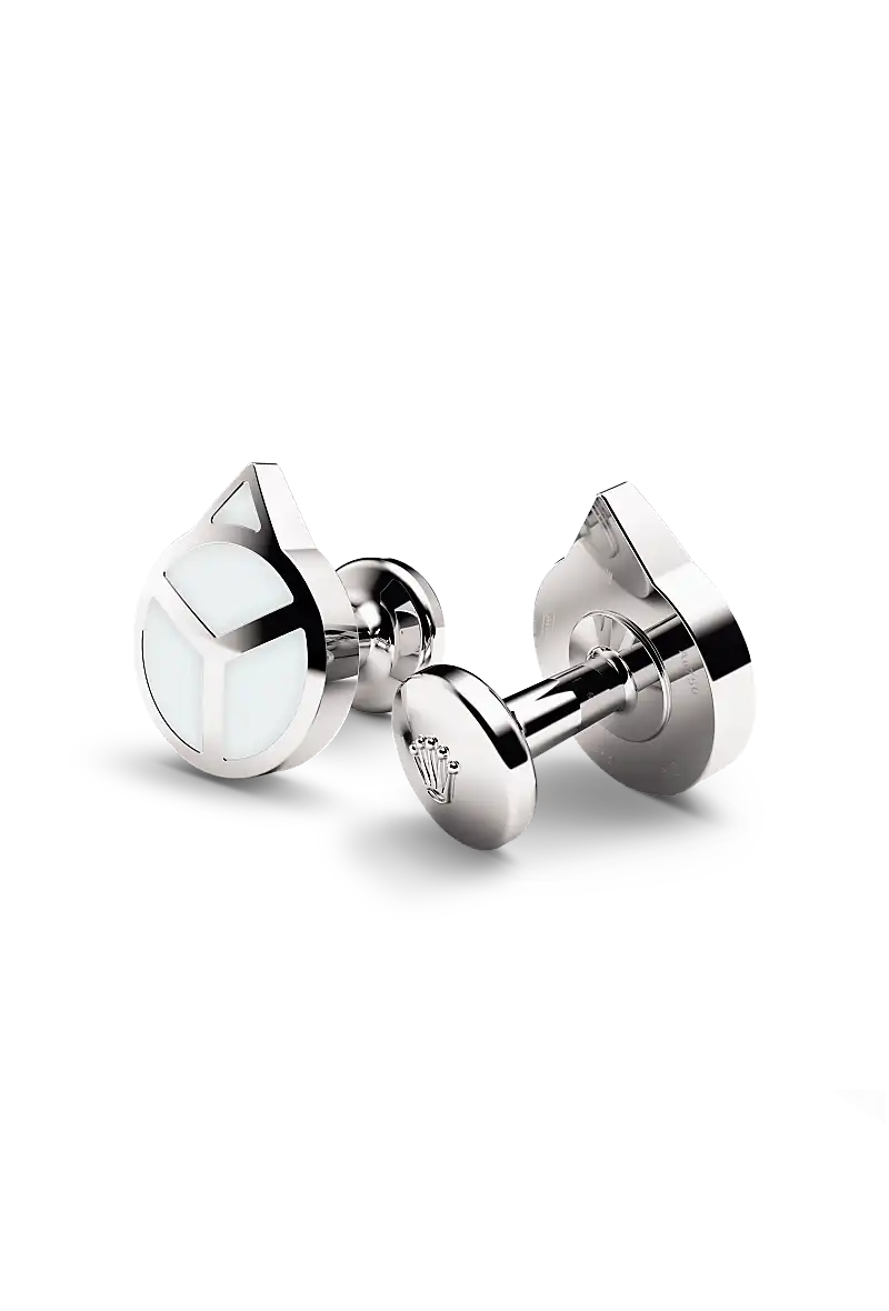Rolex ‘Hand’ cufflinks in White gold, A1029 - Chung Fatt Kee