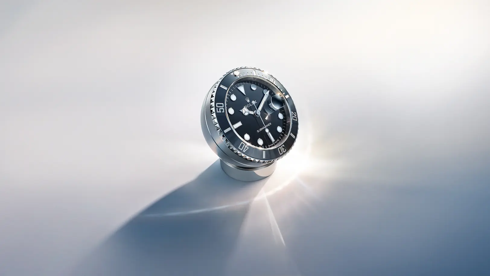 Rolex Submariner Date desk clock in Stainless steel, C909010LN-0001 - Chung Fatt Kee