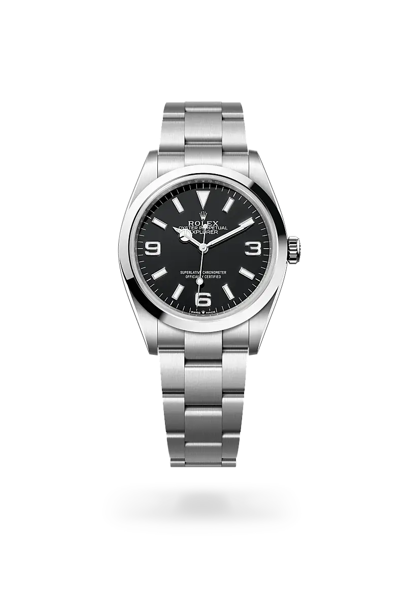 Rolex Explorer 36 in Oyster, 36 mm, Oystersteel, M124270-0001 - Chung Fatt Kee