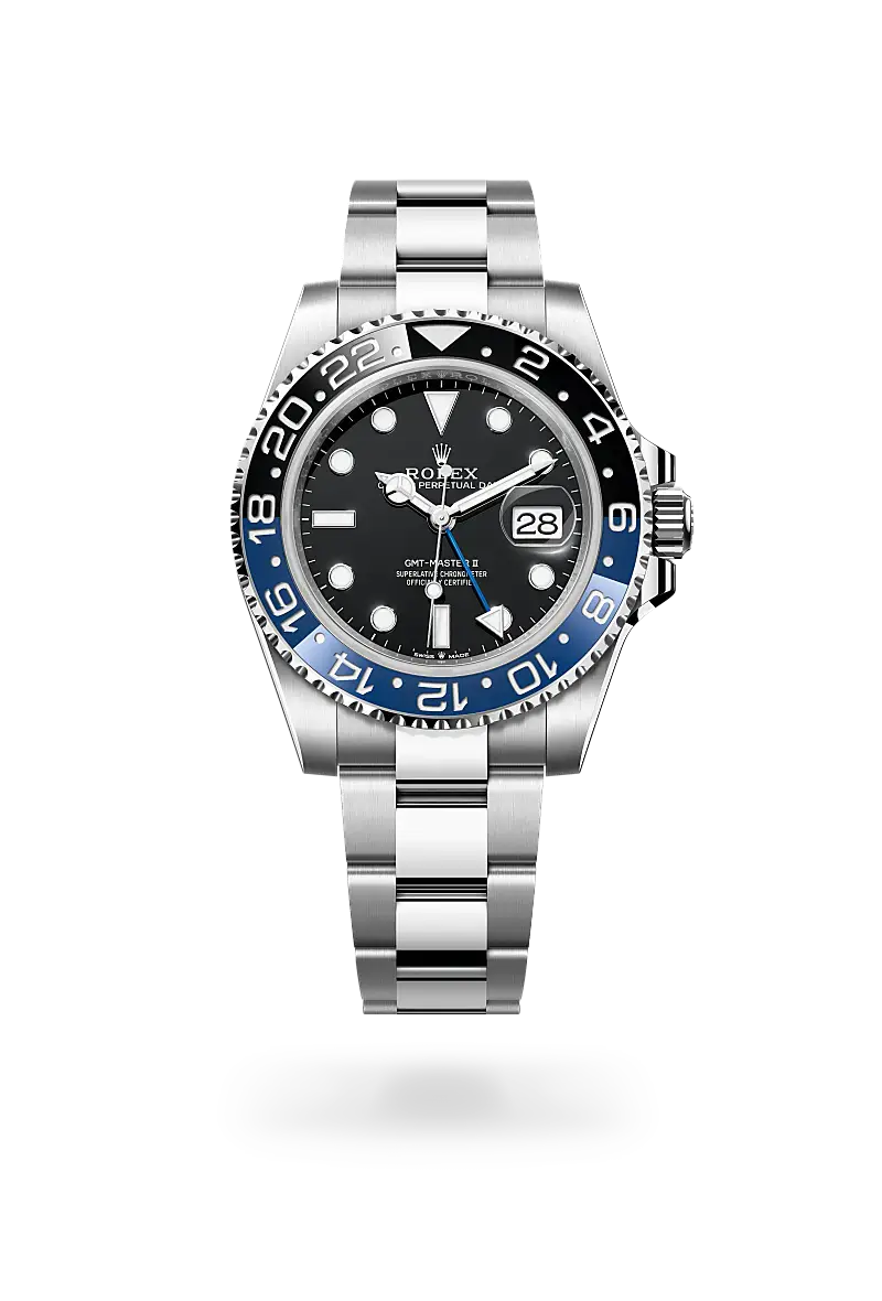 Rolex GMT-Master II in Oyster, 40 mm, Oystersteel, M126710BLNR-0003 - Chung Fatt Kee
