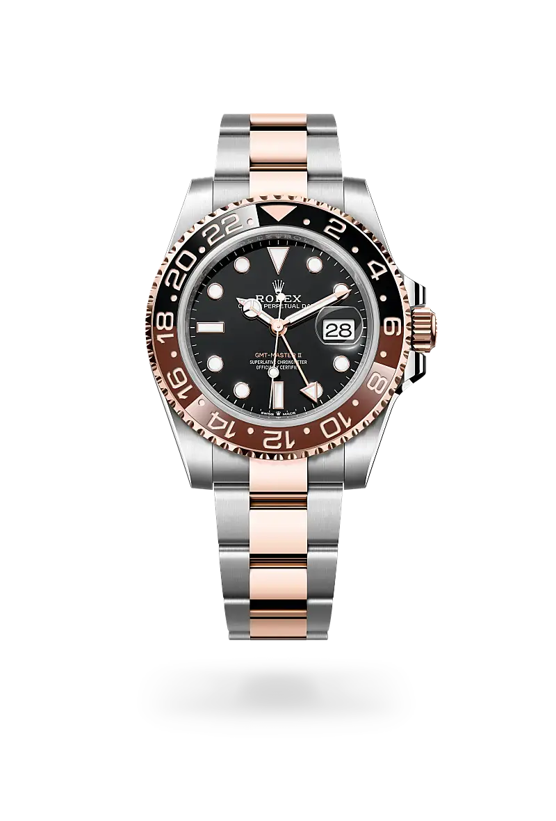 Rolex GMT-Master II in Oyster, 40 mm, Oystersteel and Everose gold, M126711CHNR-0002 - Chung Fatt Kee