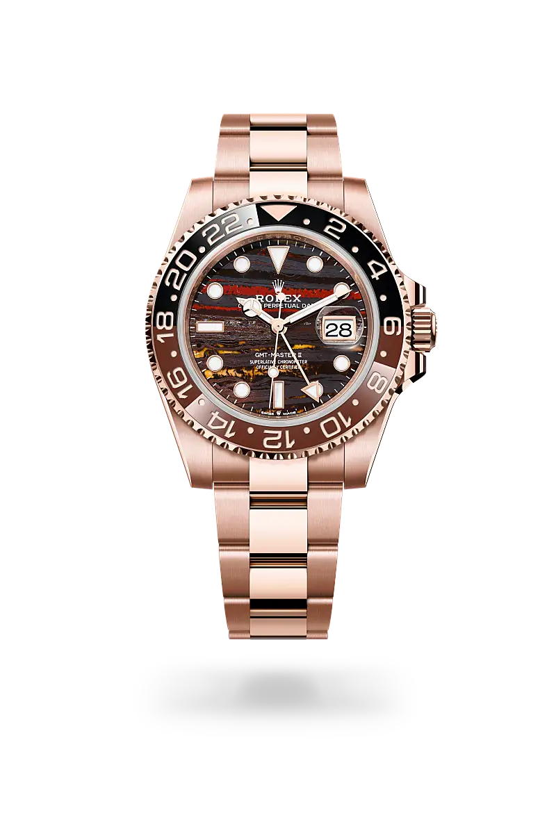 Rolex GMT-Master II in Oyster, 40 mm, Everose gold, M126715CHNR-0002 - Chung Fatt Kee