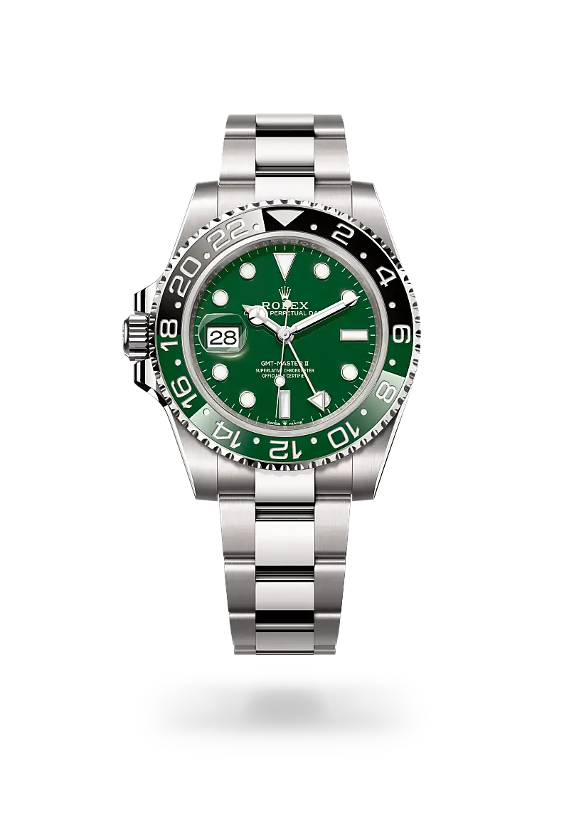 Rolex GMT-Master II in Oyster, 40 mm, white gold, M126729VTNR-0001 - Chung Fatt Kee