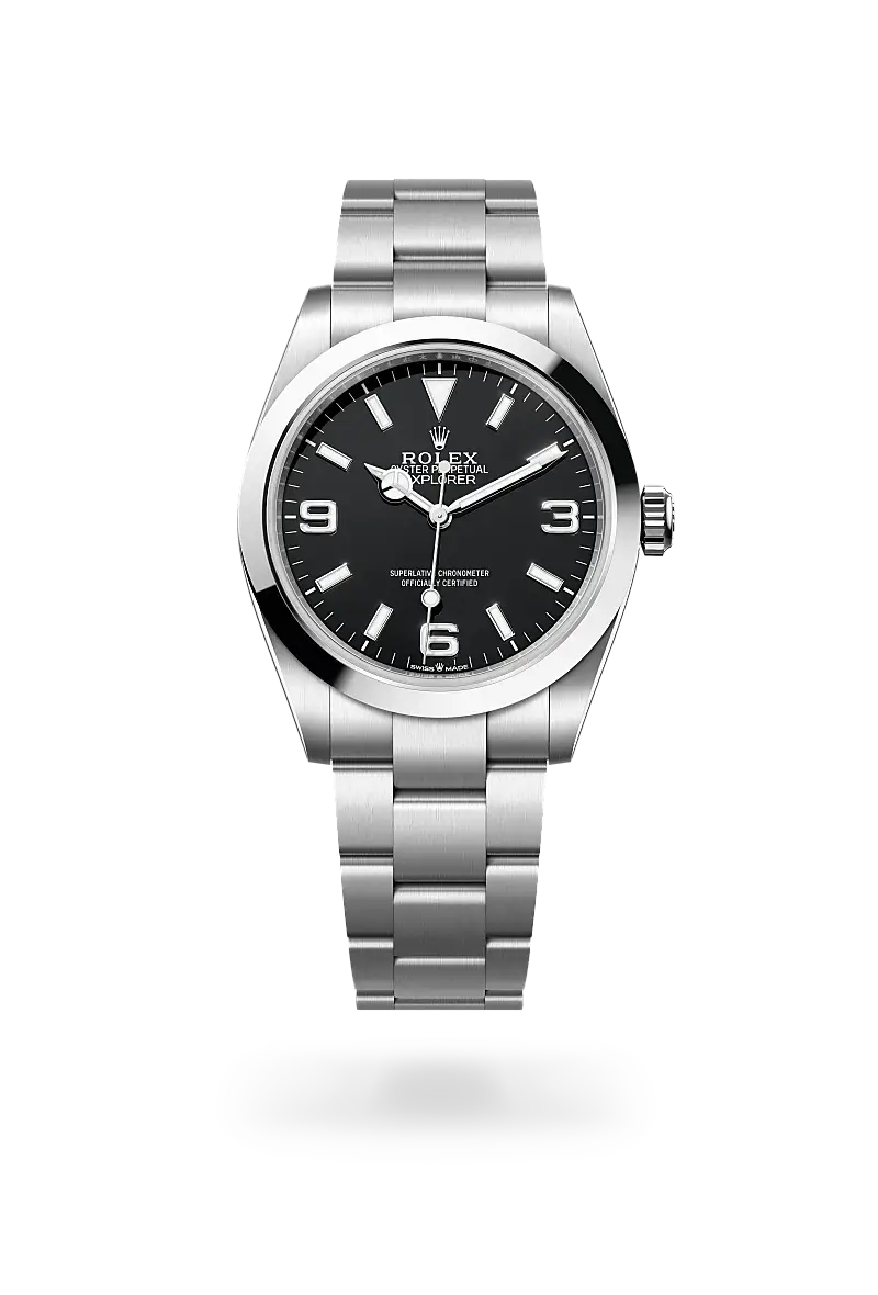 Rolex Explorer 40 in Oyster, 40 mm, Oystersteel, M224270-0001 - Chung Fatt Kee