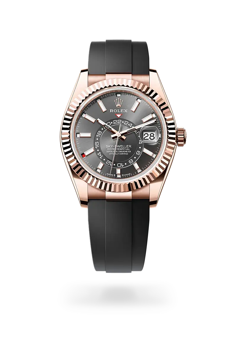 Rolex Sky-Dweller in Oyster, 42 mm, emas Everose, M336235-0004 - Chung Fatt Kee