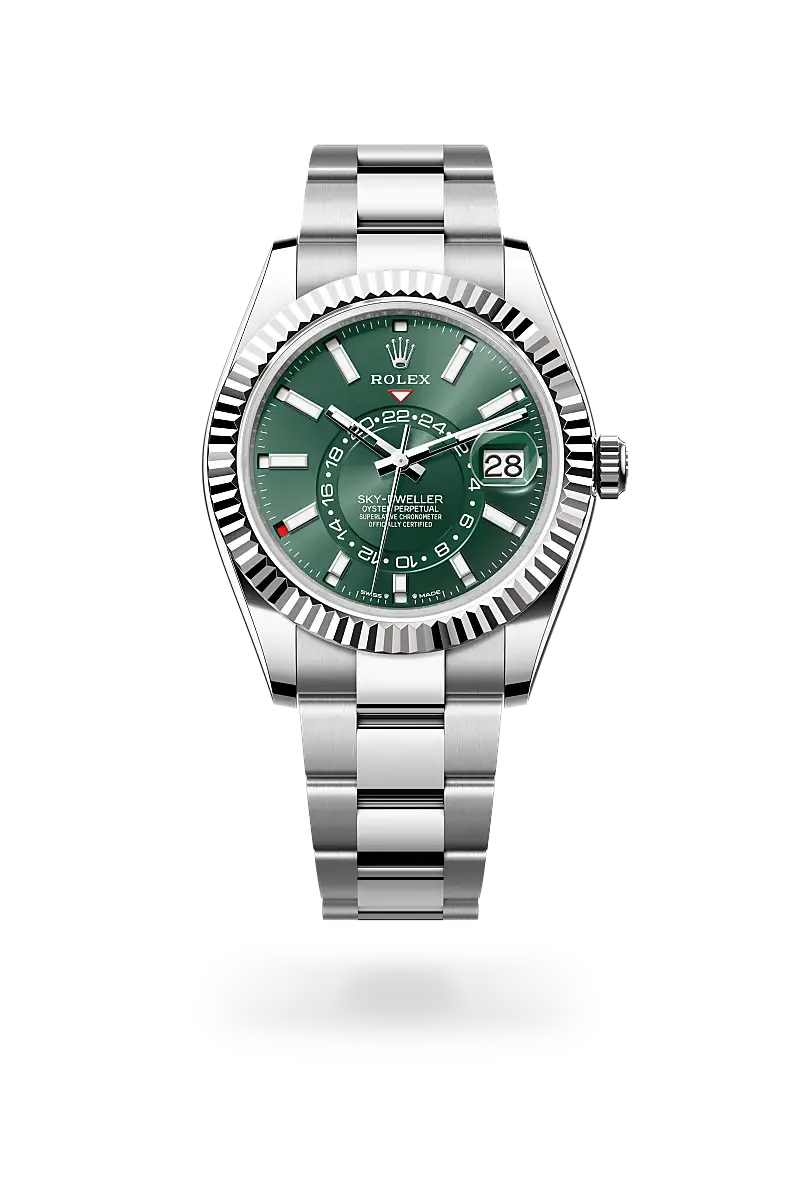 Rolex Sky-Dweller in Oyster, 42 mm, Oystersteel dan emas putih, M336934-0001 - Chung Fatt Kee