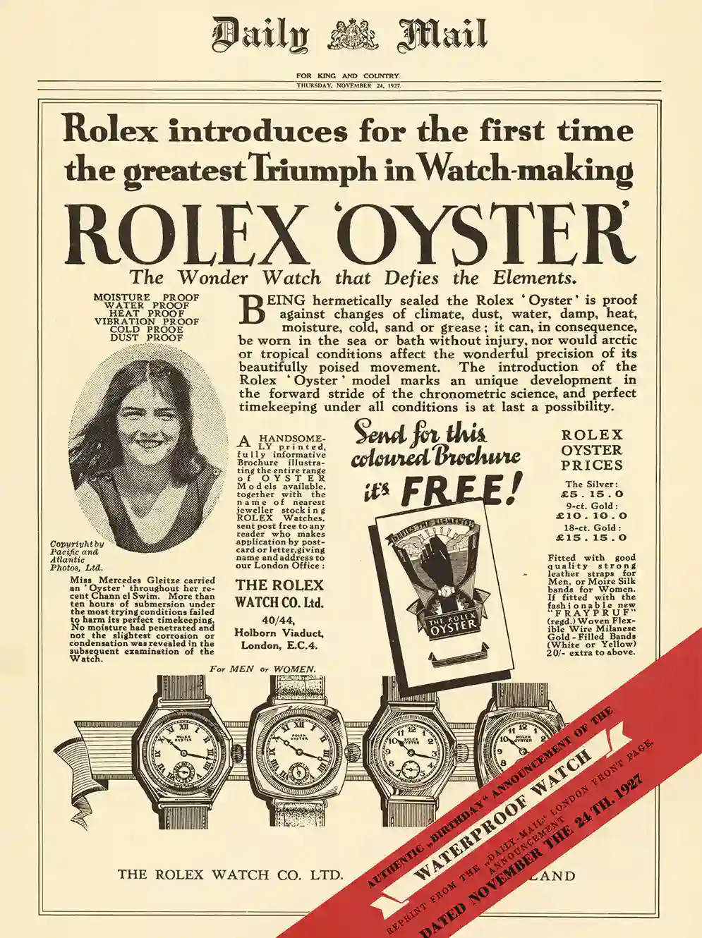 Rolex Oyster Story - Chung Fatt Kee