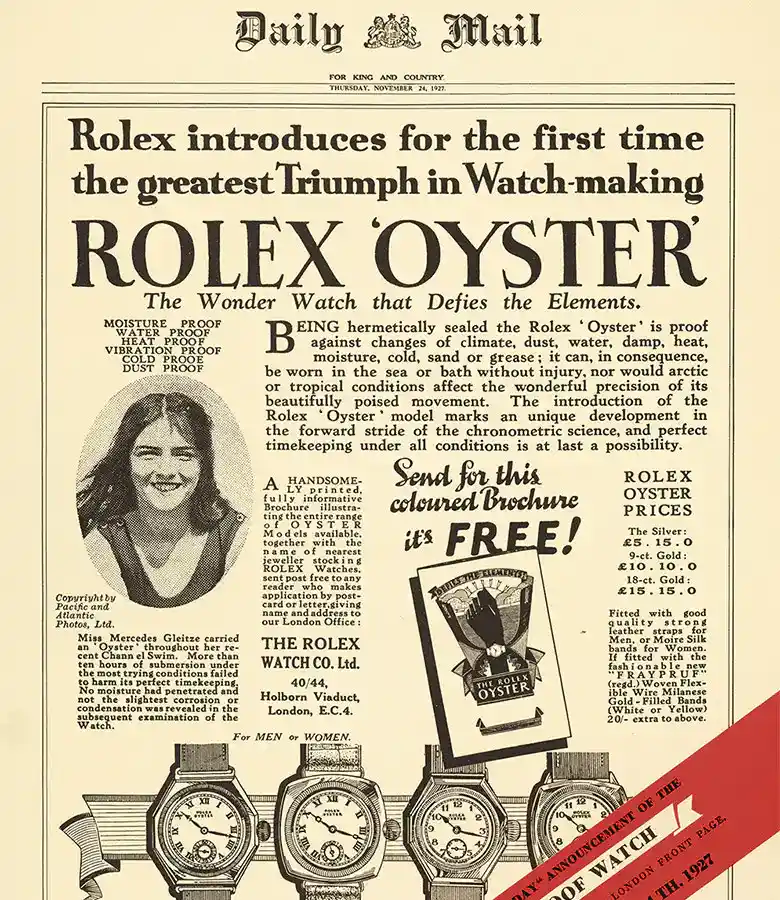 Rolex Oyster Story - Chung Fatt Kee